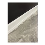 Pasha Dekor 8 cm Pvc Lake Beyaz Süpürgelik