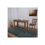 PASİFİC HOME Barra Bar Masası Yüksek Yemek Masası, Ceviz, 120x60