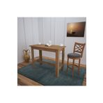 PASİFİC HOME Barra Bar Masası Yüksek Yemek Masası, Koyu Meşe, 120x60