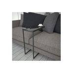 PASİFİC HOME Callen Yan Sehpa Tekerlekli Servis Sehpası Metal ,siyah Mermer