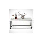 Pasific Home Cosco Beyaz Mermer Orta Sehpa