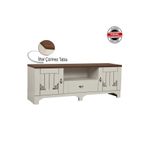 Pasific Home Gazel Kapaklı Tv Ünitesi 140 Cm, Koyu Meşe& Beyaz