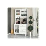 PASİFİC HOME Grano Kahve Köşesi Çok Amaçlı Dolap, Kiler Dolabı, 96 cm ,Beyaz
