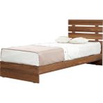 Pasific Home Huga Başlıklı Genç Odası Karyolası,Ceviz,100x200 - 100 x 200 cm