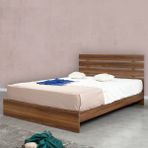 Pasific Home Huga Çift Kişilik 150 X 200 Başlıklı Karyola, Ceviz - 150 x 200 cm