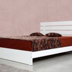 Pasific Home Huga Çift Kişilik Ahşap 180X200 Beyaz Karyola