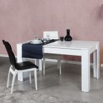 Pasific Home Oblo Beyaz Yemek Masası