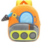 Pasifix 3D Karikatür Peluş Çocuk Okul Çanta Drilling Truck (Yurt Dışından) (Yurt Dışından)