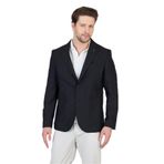 Pasiros Erkek Siyah Yarım Astarlı Torba Cepli Likralı Pamuk Karışımlı Spor Blazer Ceket Siyah 56