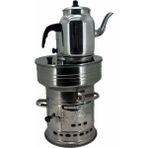 Paslanmaz 304 Çelik 7 Litre Demlikli Semaver