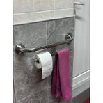 Paslanmaz Banyo Wc Havluluklu Tutunma Barı