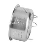 Paslanmaz çelik Buhar Sepeti, çelik pirinç Ocak Desugared Sepeti, Etkili şeker çıkarma vapurları Sepet Anlık Pot, Sebze Paslanmaz Ek 13.8cm, 16.5cm, (13.8cm)
