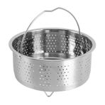 Paslanmaz çelik Buhar Sepeti, çelik pirinç Ocak Desugared Sepeti, Etkili şeker çıkarma vapurları Sepet Anlık Pot, Sebze Paslanmaz Ek 13.8cm, 16.5cm, (20 santimetre)