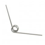 Paslanmaz Çelik Burulma Yayı, 10 adet Burulma Yayı Paslanmaz Çelik V-Şekilli Gümüş 0.8x10mm 1-5 Dönüş 45-270°(0.8x10mm 5 Turns 120°)