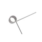 Paslanmaz Çelik Burulma Yayı, 10 adet Burulma Yayı Paslanmaz Çelik V-Şekilli Gümüş 0.8x10mm 1-5 Dönüş 45-270°(0.8x10mm 5 Turns 270°)