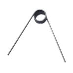 Paslanmaz Çelik Burulma Yayı, 65Mn V-Şekilli Burulma Yayı 0.6mm Tel 3-9 Dönüş 60-180° 3-7.5mm 10 adet(3,4mm)