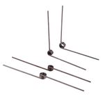 Paslanmaz Çelik Burulma Yayı, Burulma Yayı 5 Adet 1.2mm Yay Çeliği Veya 304 Paslanmaz Çelik V Şekil .2x6/7x180mm(1.2x6x180)