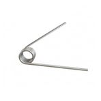 Paslanmaz Çelik Burulma Yayı, Paslanmaz Çelik V Şekilli Burulma Yayları, Gümüş, 0.7x7mm 45-270 Derece(0.7x7mm 3 Turns 270°)
