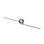 Paslanmaz Çelik Burulma Yayı, V-Şekilli Burulma Yayı 5 Paket 0,8 mm Paslanmaz Çelik 60° 90° 120° 180° Çoklu Boyutlar(9 turns,7.5mm)