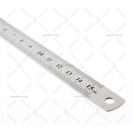 Paslanmaz Celik Cetvel (On Yuzu Cm / Arka Yuzu İnch) 15Cm