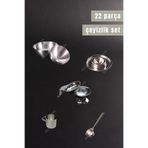 Paslanmaz Çelik Çeyiz Seti 22 Parça - Mutfak/Sofra Gereçleri - Kahvaltılık/Set 22 Parça
