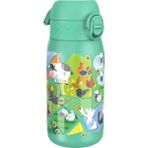 Paslanmaz Çelik Çocuk Suluk - Çiftlik Hayvanları - 400 ml - Sızdırmaz - Çok Renkli