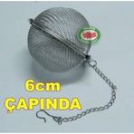 Paslanmaz Çelik Demlik İçi Bitki Çayı Süzgeci Filteli Çay Topu Zincirli Kilitli Fincan İçi Süzgeç