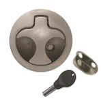 Paslanmaz Çelik Gömme kulp 61mm Kilitli