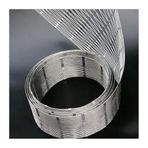 Paslanmaz çelik güvenlik ağı, 1,2 mm tel çapı, 8 cm ağ, darbeye dayanıklı, bahçe, çiftlik evi, futbol sahası (0,8 x 12 m)