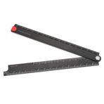 Paslanmaz çelik Katlanır Cetvel Paba Göstergesi 0-300mm, Yüksek Kaliteli, Lazer Kalibrasyonu, Mekanik üretim, Cam Işleme, Portatif, Paslanmaz çelik, Lazer gravürü, Berrak Ve