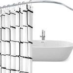 Paslanmaz Çelik Kavisli Duş Perdesi Çubuğu Uzatılabilir L Şekli Banyo için Matkap Rayı Yok Banyo Perdesi Askı Direği Kolay Kurulum ve Paslanmaya Dayanıklı