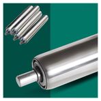 Paslanmaz Çelik Konveyör Silindirleri 25mm-60mm, Ev ve Endüstriyel Kullanım için Ağır Hizmet Destek Silindirleri, 50mm Çap x 250mm Uzunluk, Ağır Yükleri Taşımak için İdeal