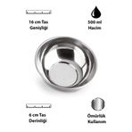 Paslanmaz Çelik Köpek Ve Kedi Mama ve Su Kabı 500 ml