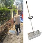 Paslanmaz Çelik Kum Elek Tırmığı - 40 cm Genişliğinde Trapez Sepetli, Kum Yengeçlerini, Köpekbalığı Dişlerini, Kabukları ve Diğerlerini Toplamak İçin İdealdir