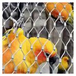 Paslanmaz Çelik Kuş Kafes Ağı - 10x8ft (3x2.5m) Eskrim Bahçe İnşaatı ve Hayvan Koruma için Yeniden Kullanılabilir Güvenlik Örgüsü - Dayanıklı 304 Tel Halat Ağı