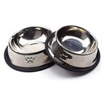 Paslanmaz Çelik Metal 18 cm Köpek Mama Kabı