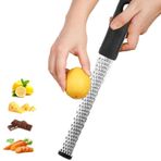 Paslanmaz çelik peynir rendesi, parmesan rendesi, limon rendesi, mutfak rendesi, rende, ince rende, peynir, limon, sarımsak zencefil, hindistan cevizi ve çikolata için
