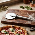 Paslanmaz Çelik Pizza Kesici Tekerlek, Gümüş Rengi, Metal Saplı, Mutfak için