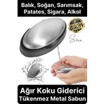 Paslanmaz Çelik Sabun Ellerden Güçlü Kötü Soğan Sarımsak Koku Giderici Temizleyici Mutfak Aletleri