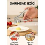 Paslanmaz Çelik Sarımsak Ezici – Çok Amaçlı Pres