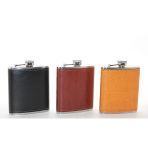 Paslanmaz Çelik Tekli 7 Oz Derili Matara Alk2660 Mirkh002k-Alk2660