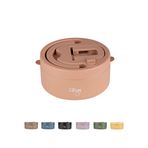Paslanmaz çelik termos gıda kavanozu, 400 ml, optimum yalıtım için üçlü duvarlı Easy Lock sistemli, sızdırmaz, çocuklar ve yetişkinler için ideal - pembe