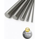 Paslanmaz Çubuk Ø8mm | 1 Metre | Krom Çelik Yuvarlak Mil | Inox 304 Kalite - 3 ADET