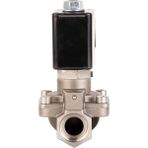 Paslanmaz Kompresör Solenoid Valf Yüksek Basınç Normalde Kapalı - 1/2" 24V DC