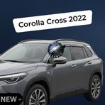 Paslanmaz Krom Akrilik Cam Rüzgarlığı Toyota Corolla Cross 2022 Sonrası İle Uyumlu Chr-1-025-004