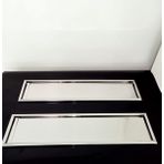 Paslanmaz Krom Plakalik Metal Nikelaj 2 Li Set