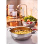 Paslanmaz Kulplu Makarna Süzgeci (25CM) FMA010268 - Ahşap - Bej - Siyah - Seçenek 1