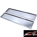 Paslanmaz Metal Plaka Altlığı. Krom Plakalık 2 ADET