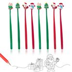 PASLFC 8 adet Noel jel kalem, Noel için jel kalem, Noel kalemi, misafir hediyeleri için, Noel, Noel hediyesi, çocuklar ve öğrenciler için küçük eşyalar