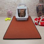 Paspas Car 50X110 cm Kedi Tuvalet Önü Paspası Taba - Kahverengi